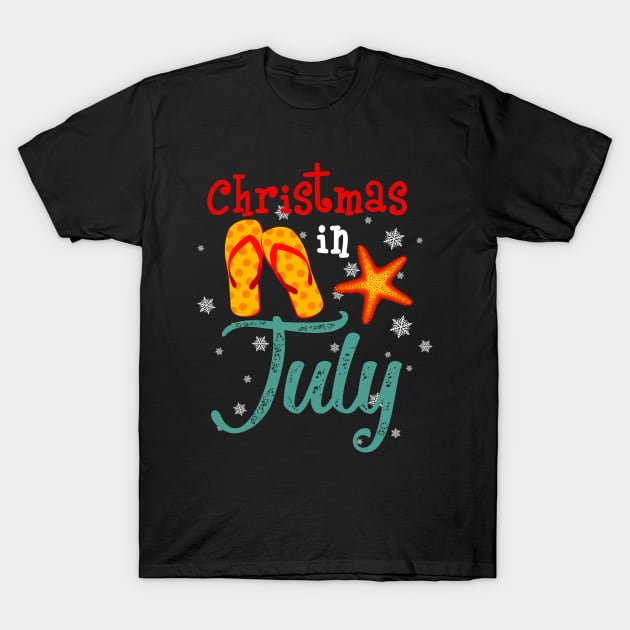 Christmas in July flip flop summer T-Shirt by Sauconmua Conlaigi99